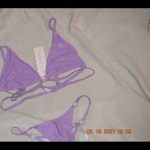 Boutine LA Purple Bathing Suit Top